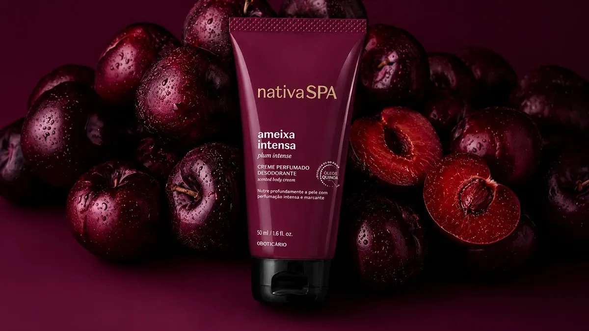 Amostra Grátis: Amostra Grátis O Boticário: Creme Nativa SPA Ameixa Intensa 50ml para membros Beautybox