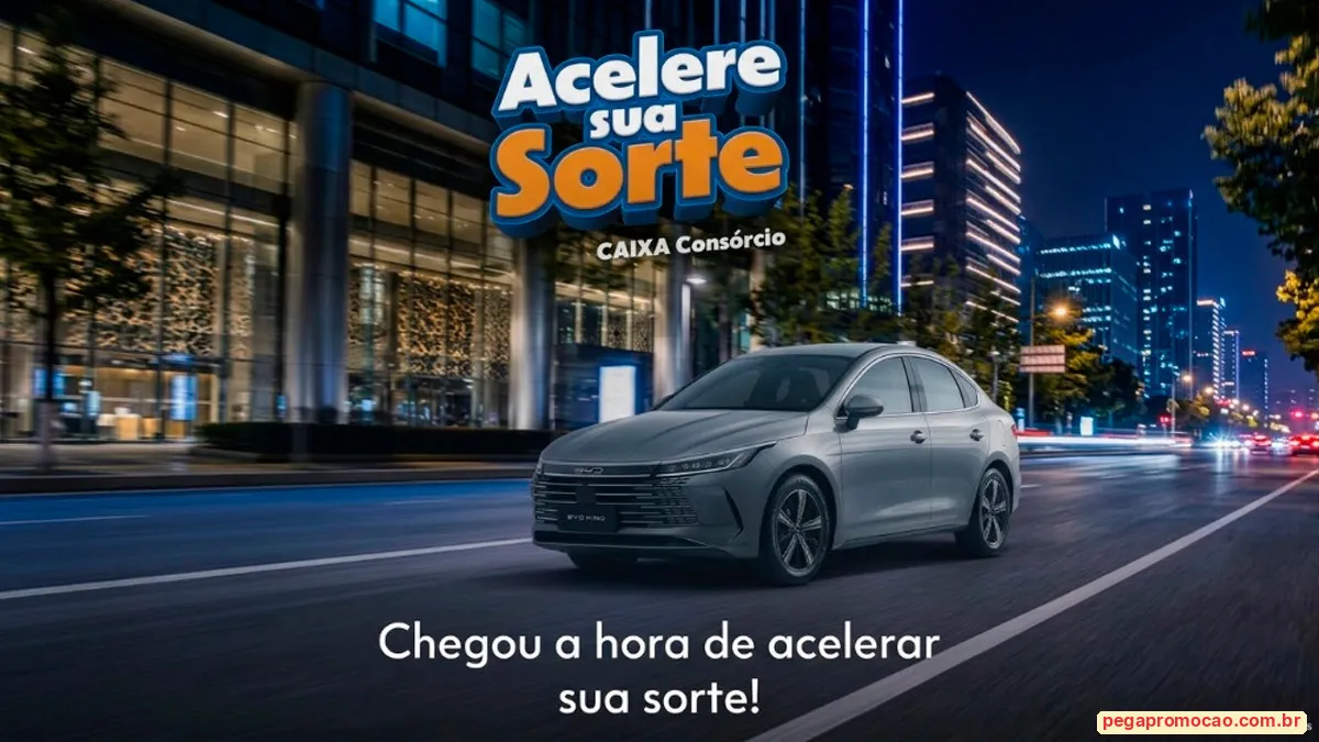Sorteio: Sorteio Caixa Consórcio: Concorra a R$ 200 mil na promoção Acelere Sua Sorte