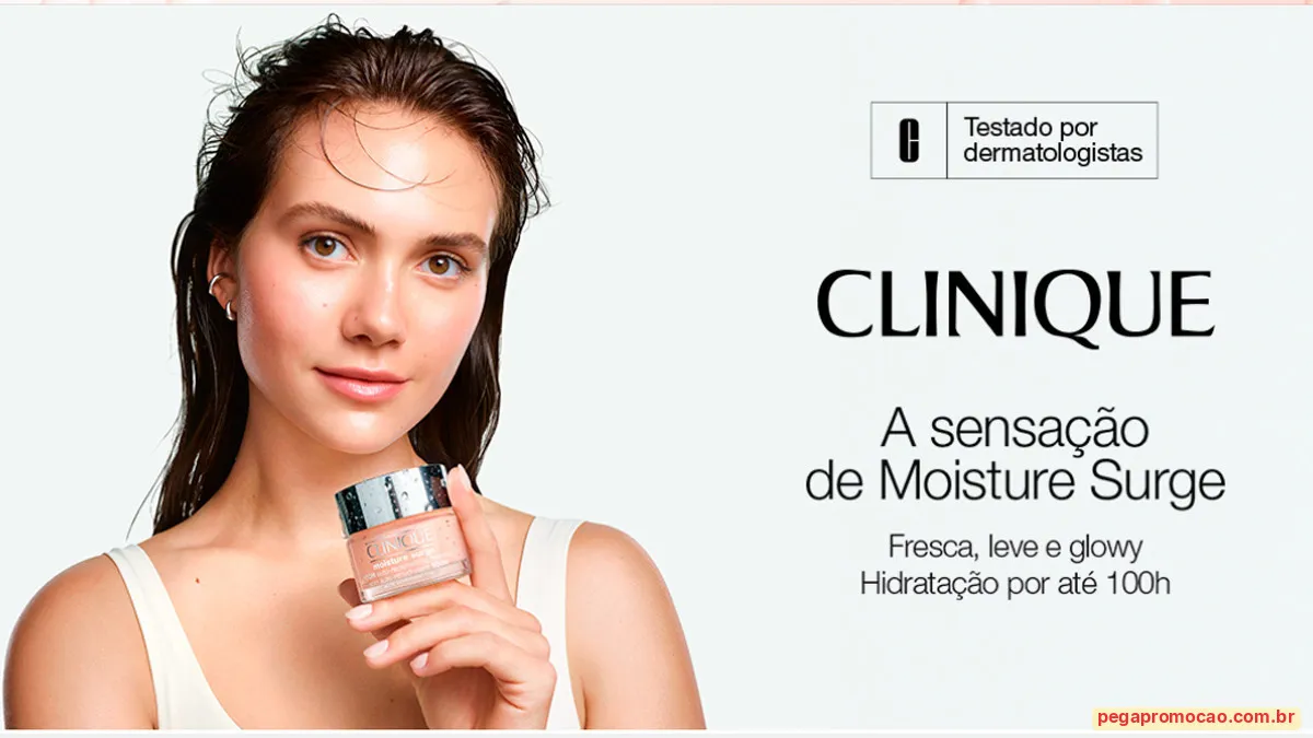 Amostra Grátis: Amostra Grátis Clinique Moisture Surge Gel: Cadastre-se Pelo The Insiders