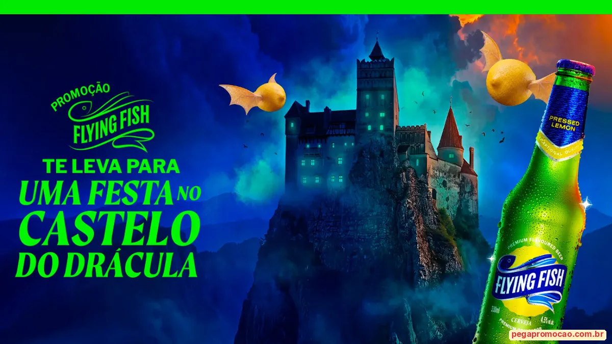 Sorteio: Sorteio Flying Fish: concorra a viagem ao Castelo do Drácula e a brindes na hora