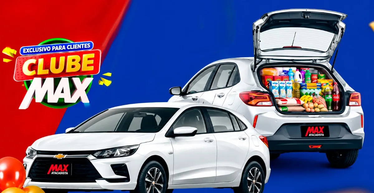 Sorteio: Sorteio Aniversário Max Atacadista 2026: concorra a 10 Onix 0km e vale-compras na raspadinha